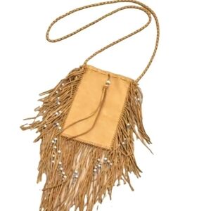 Ralph Lauren Native Fringe Beaded Bag